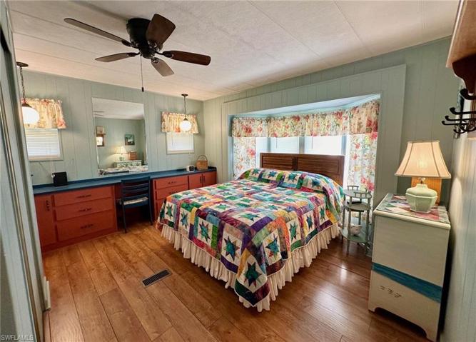 Built-ins in the Master Bedroom.