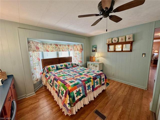 There's a bay window in the Master Bedroom.