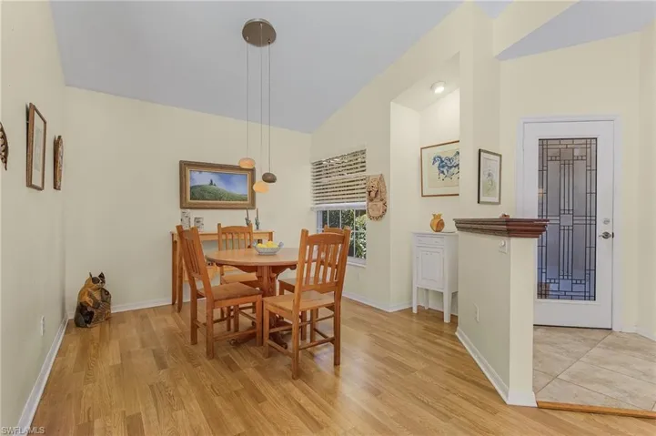 Open to living area