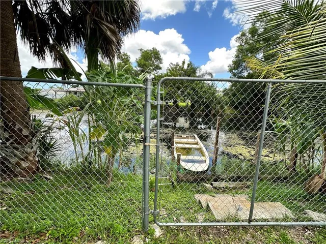 View of gate
