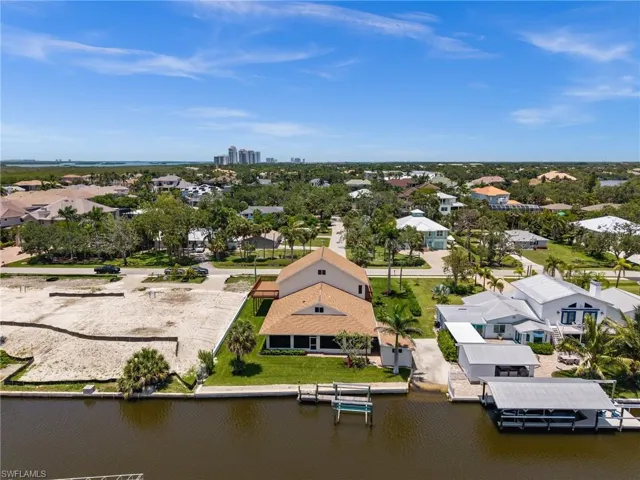 Rear Aerial View showing private Boat Ramp