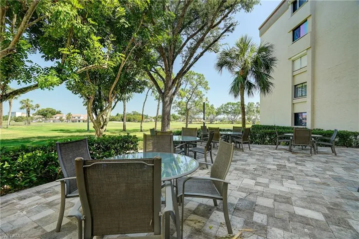 View of patio