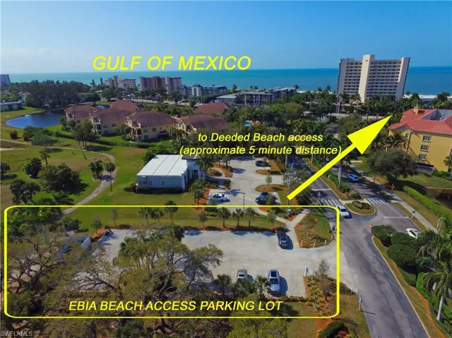 PRE-HURRICANE:  CONVENIENT EBIA BEACH ACCESS PARKING LOT