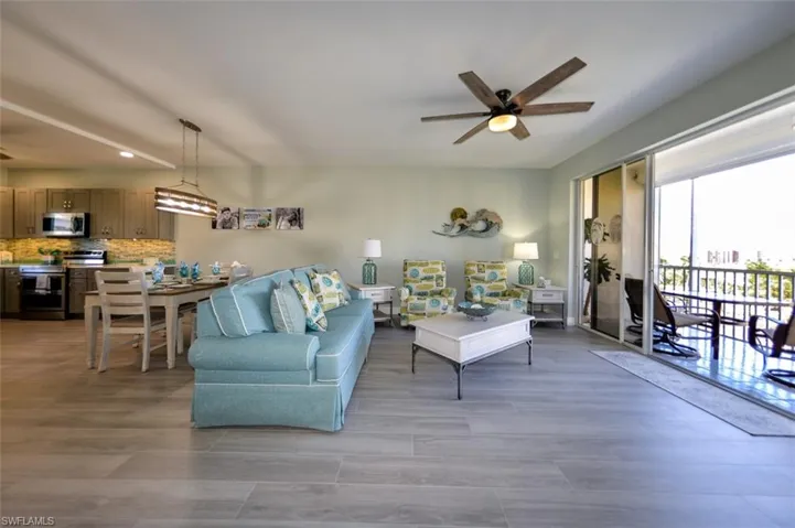 VIEW OF THE OPEN CONCEPT FLOOR PLAN