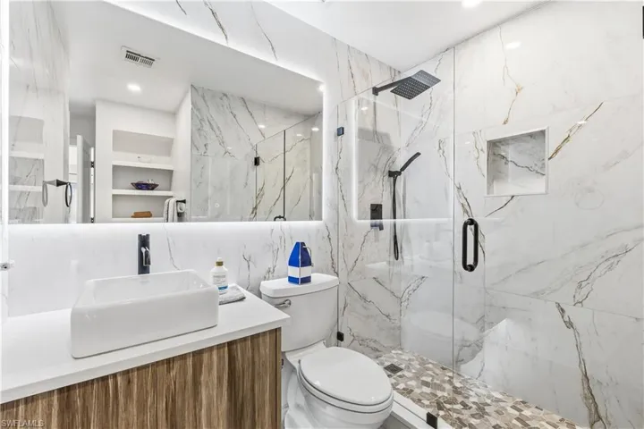 Renovated guest bathroom