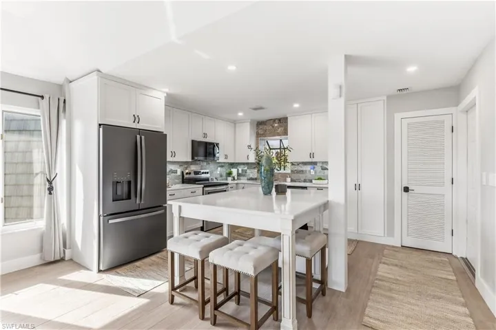 custom island in kitchen