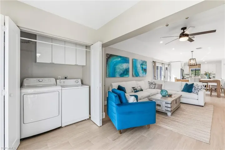 enclosed laundry and storang
