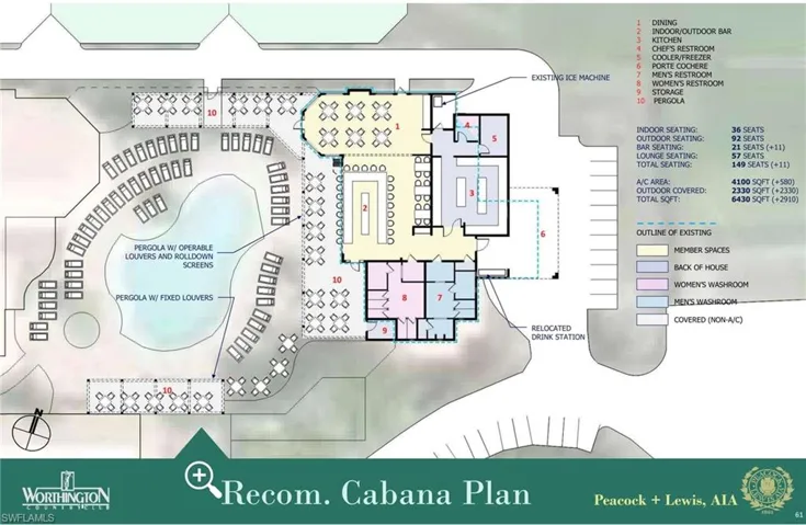 Cabana Renovation rendering