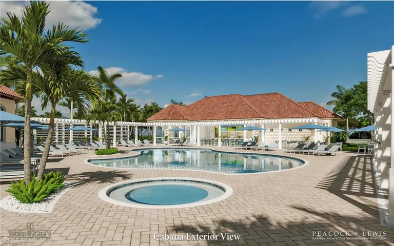 Community Pool/Cabana Bar Renovation rendering