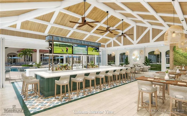 Cabana Bar renovation rendering