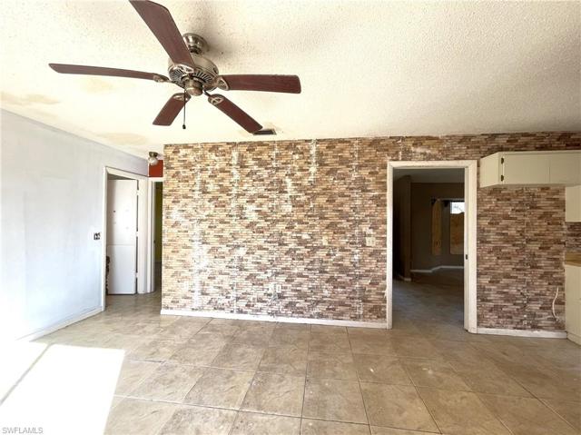 Family room off the kitchen area.