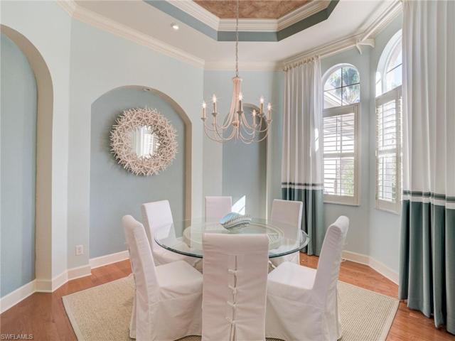 Formal dining room off entry foyer