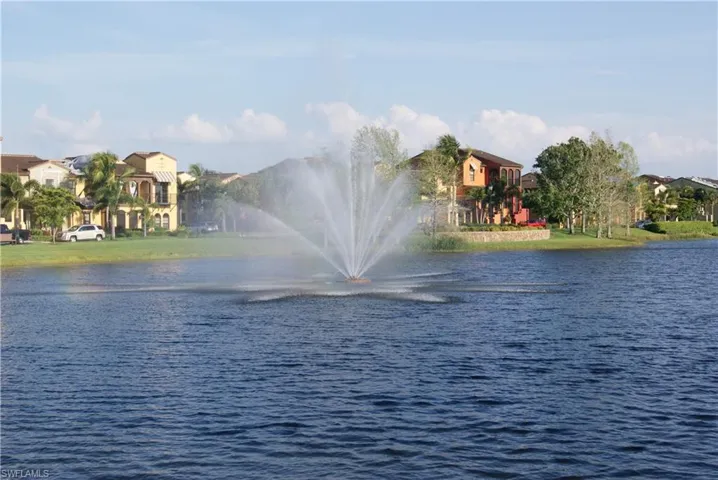 multiple fountains create a true  ambiance to enjoy while walking fido