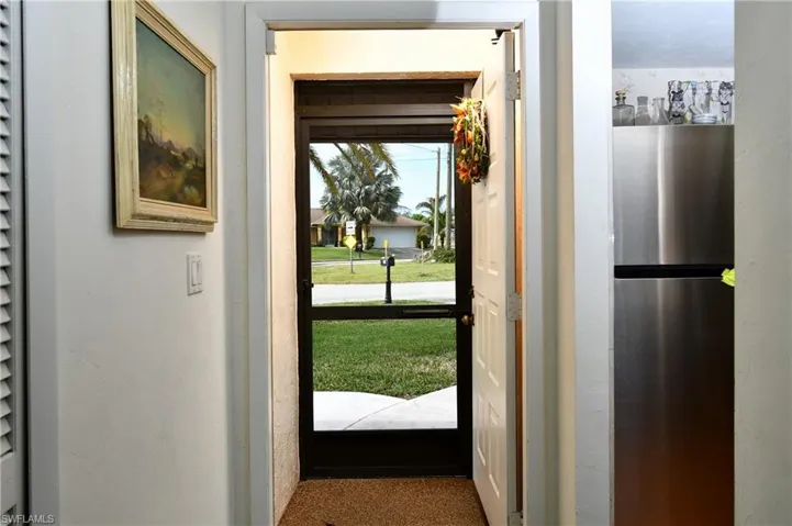 Doorway with a healthy amount of sunlight