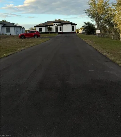View of asphalt road