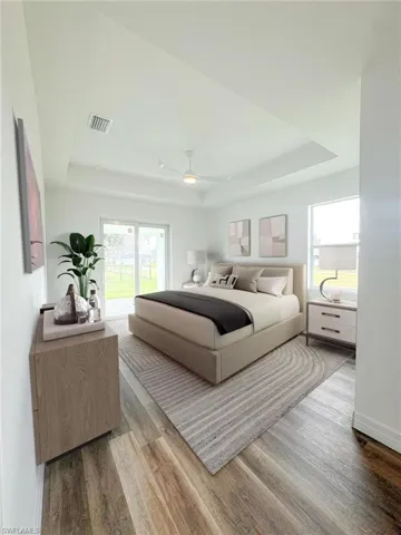 Master Bedroom Deco Render - Furnished