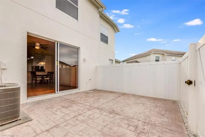 private patio