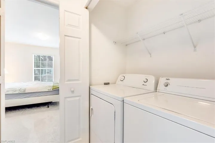 In unit washer and dryer