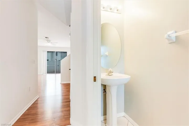 Guest bathroom for easy access