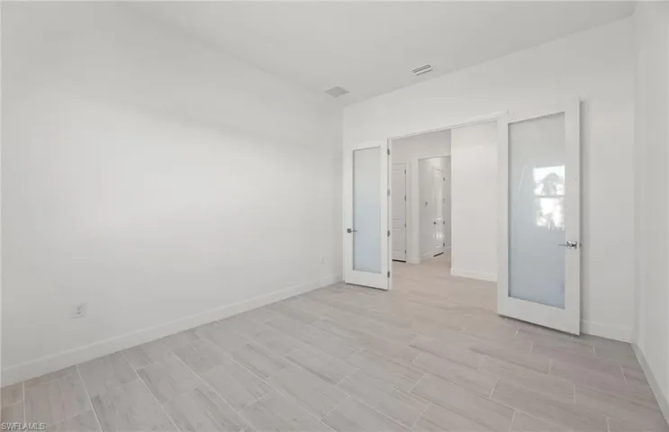 View of spare room