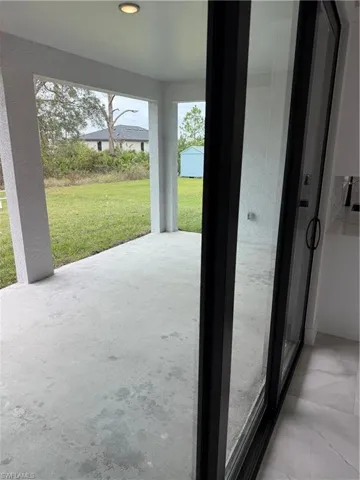 View of patio