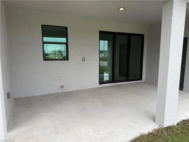 View of patio
