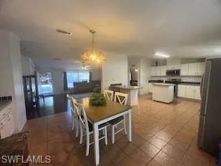 View of dining space