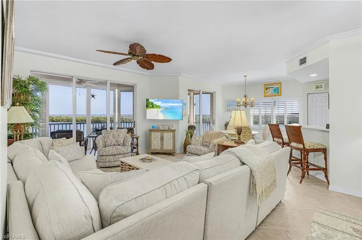 Living Room with stunning Views