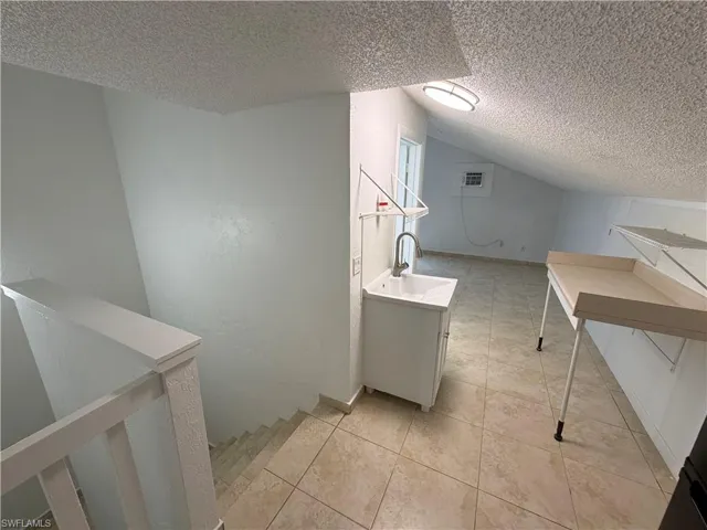 upstairs