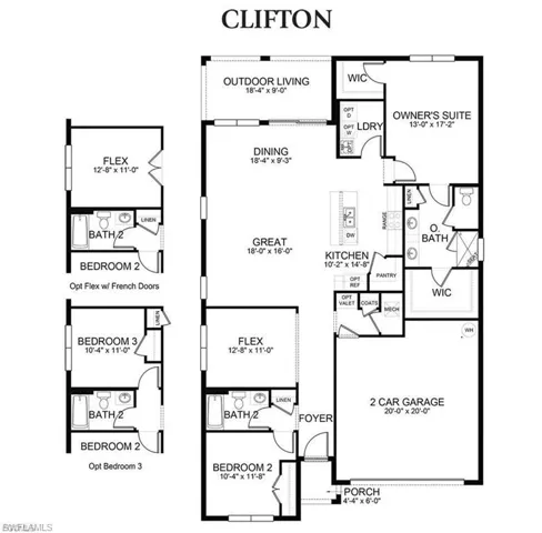 View of room layout