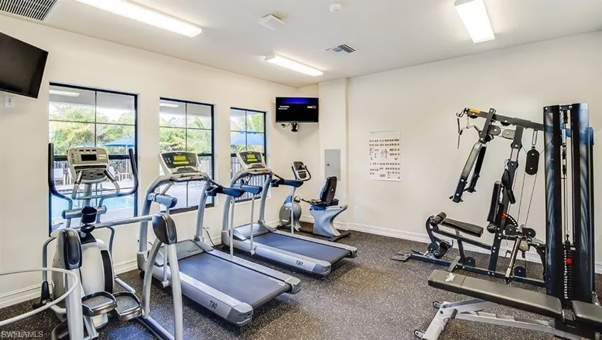 View of workout area