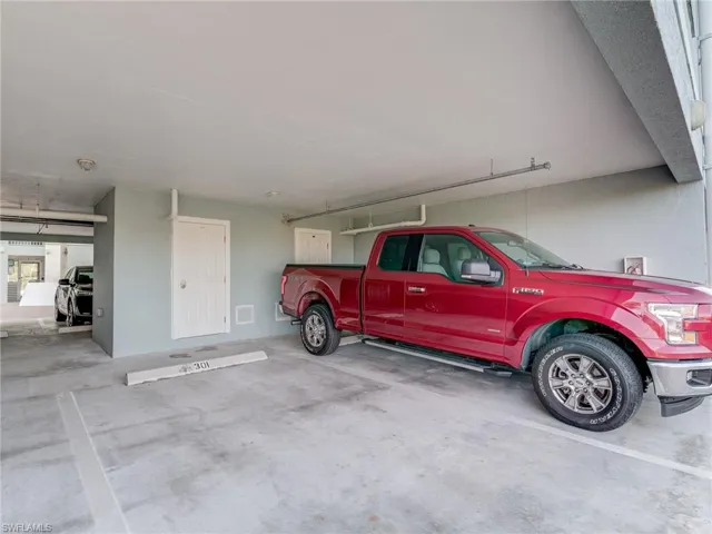 View of parking deck