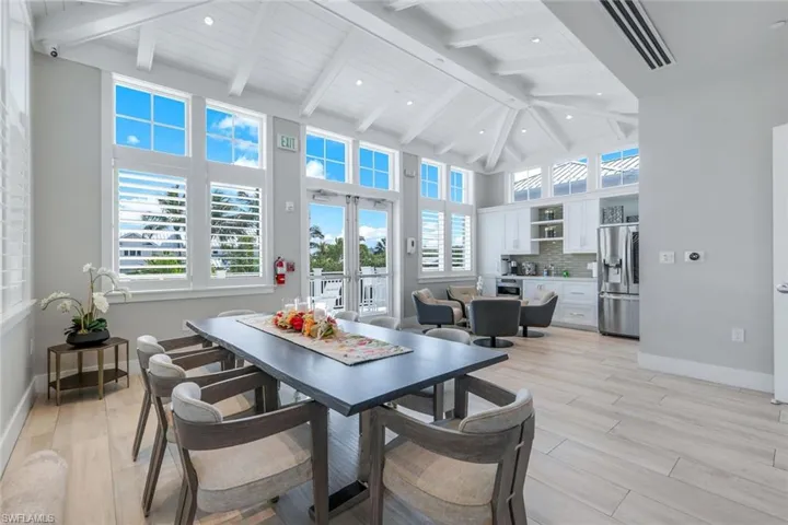 Clubhouse entertaining area.