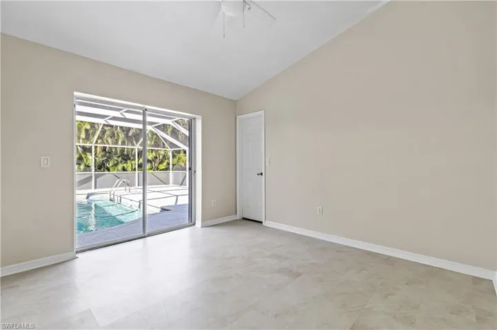 Primary Guest Bedroom with pool access