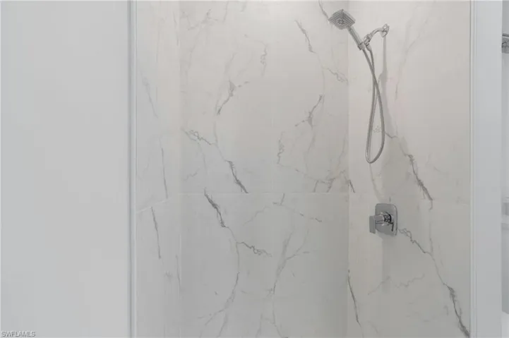 Interior details with tiled shower