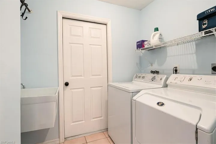 Laundry in Residence with sink