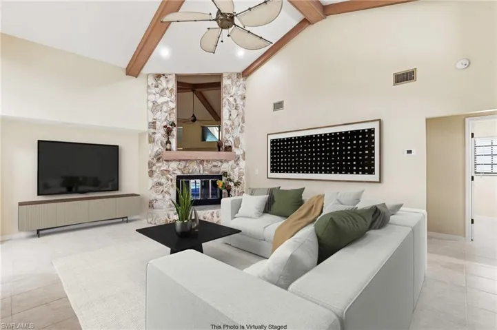 Family Room Staged