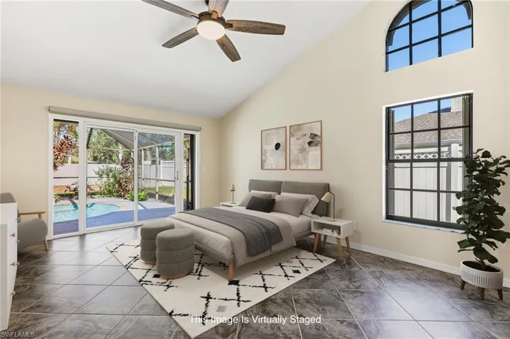 Master Bedroom Staged