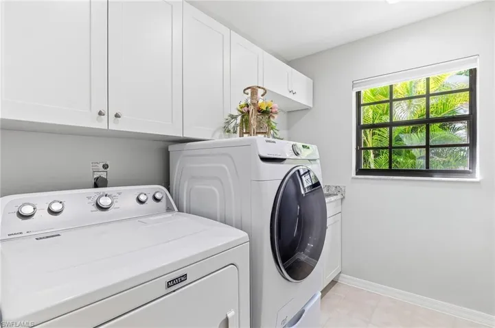 Laundry with Washer, Dryer, and Sink