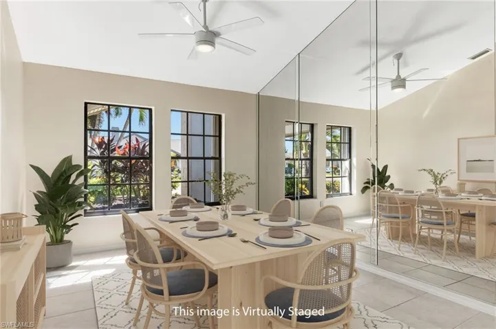 Dining Room Staged