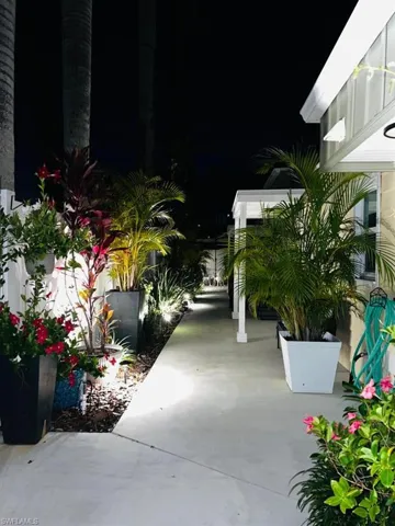 Apartment courtyard