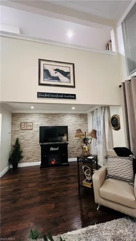 Main house office above with golf course views