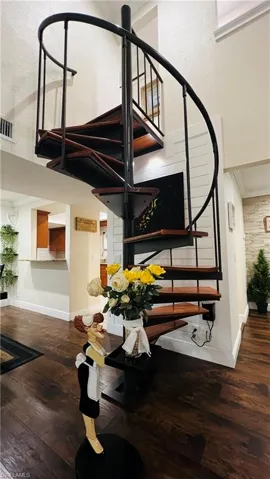 Spiral to the master suite