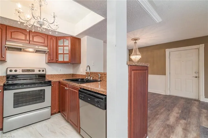 Kitchen with stainless appliances