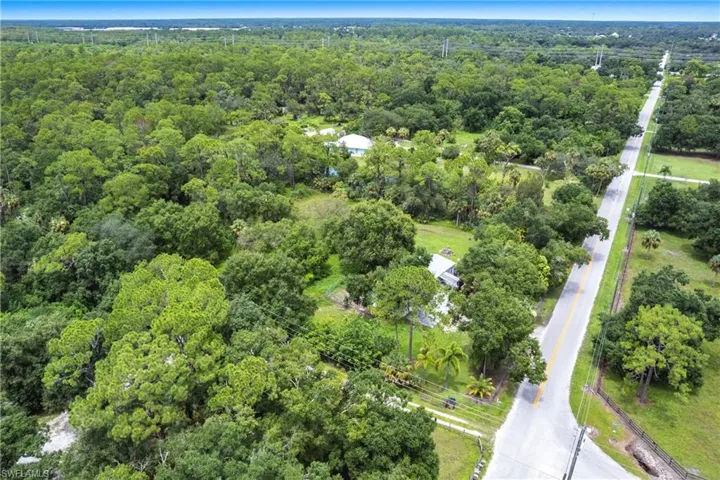 Aerial view of property's location
