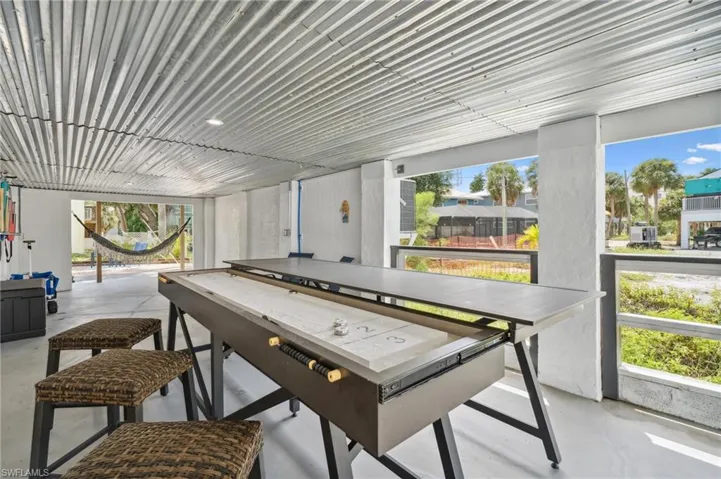 Rec room with a wealth of natural light
