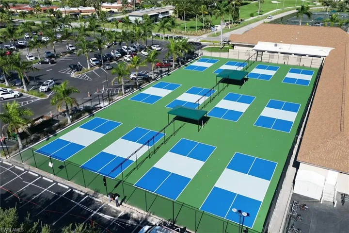 12 champion level Pickleball courts