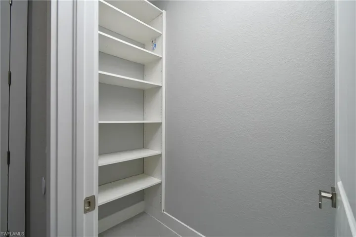 View of spacious closet