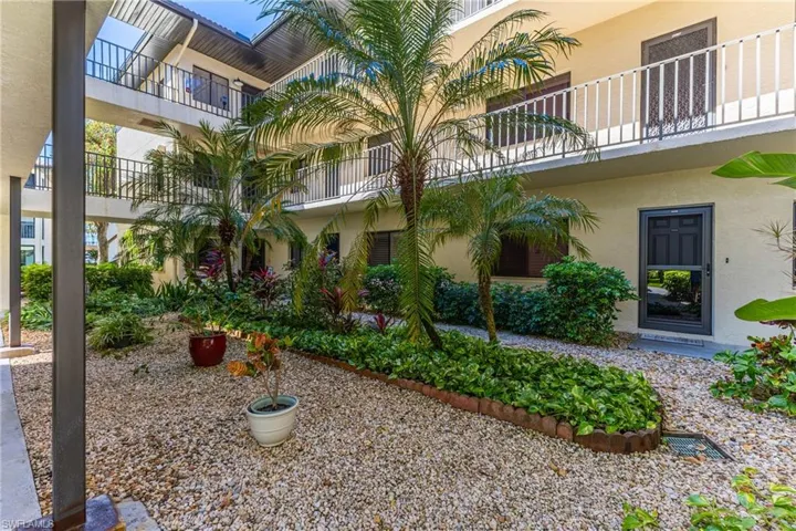 Landscaped garden level
