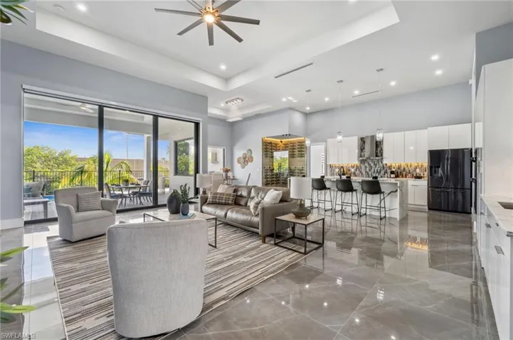 Open concept living.